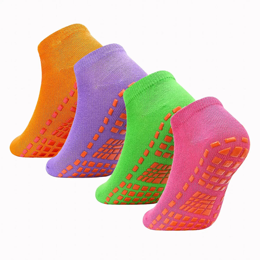 Silicone Non-Slip Grip Socks – Trampoline, Yoga & Pilates Indoor Sports Socks