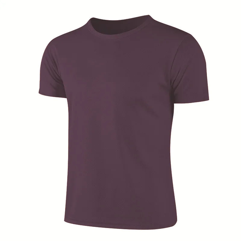 Unisex Quick-Dry Sports T-Shirt – Breathable Gym & Running Fitness Tee