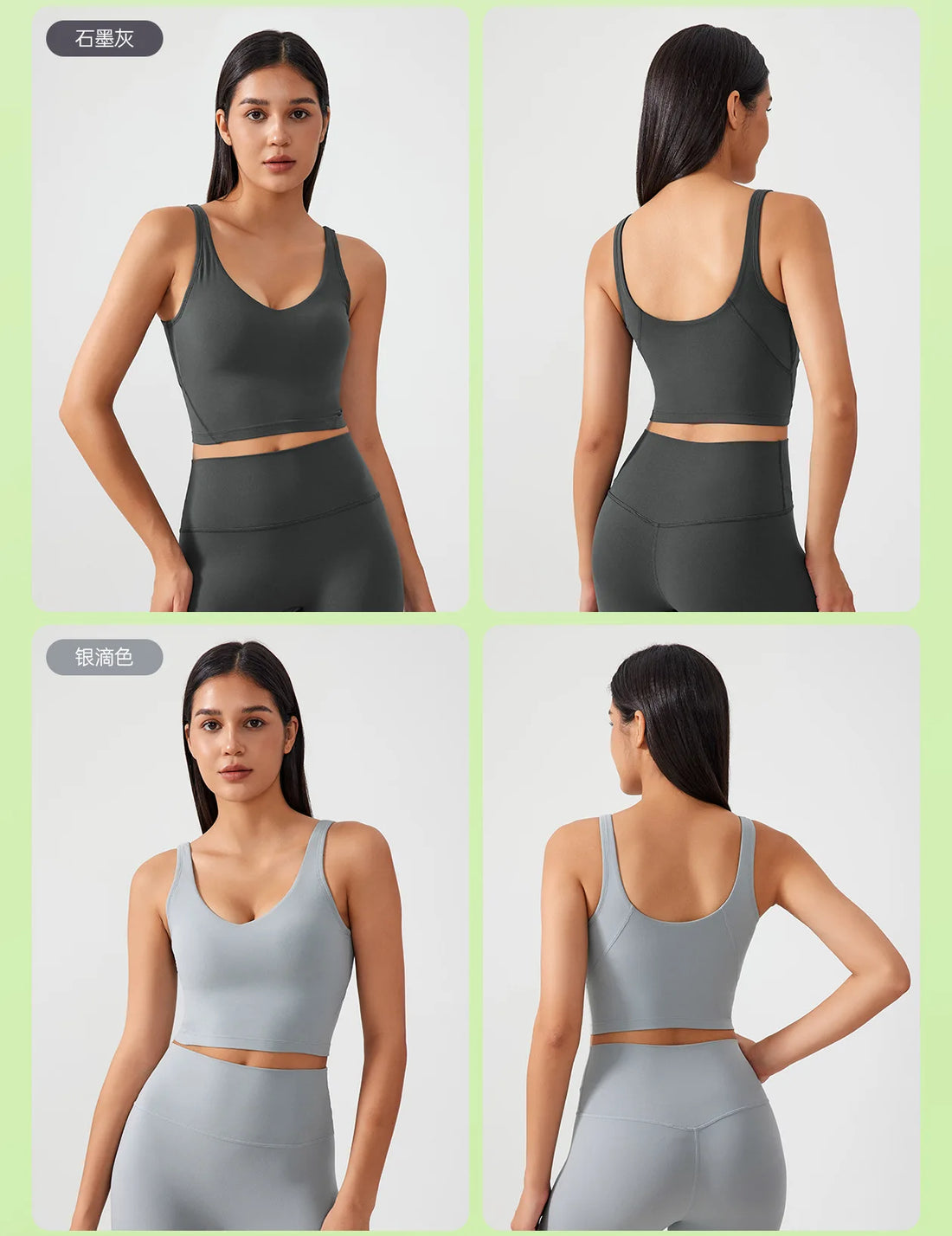 Women’s Sports Bra – Shockproof Yoga & Gym Crop Top