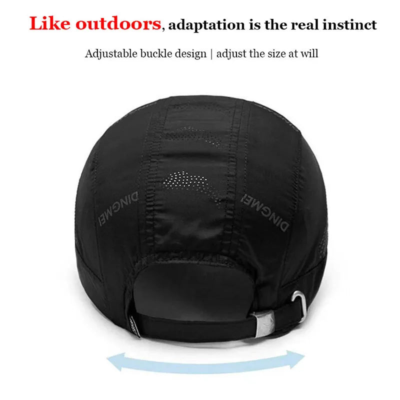 Unisex Summer Sports Baseball Cap – Quick-Dry Mesh Snapback Hat