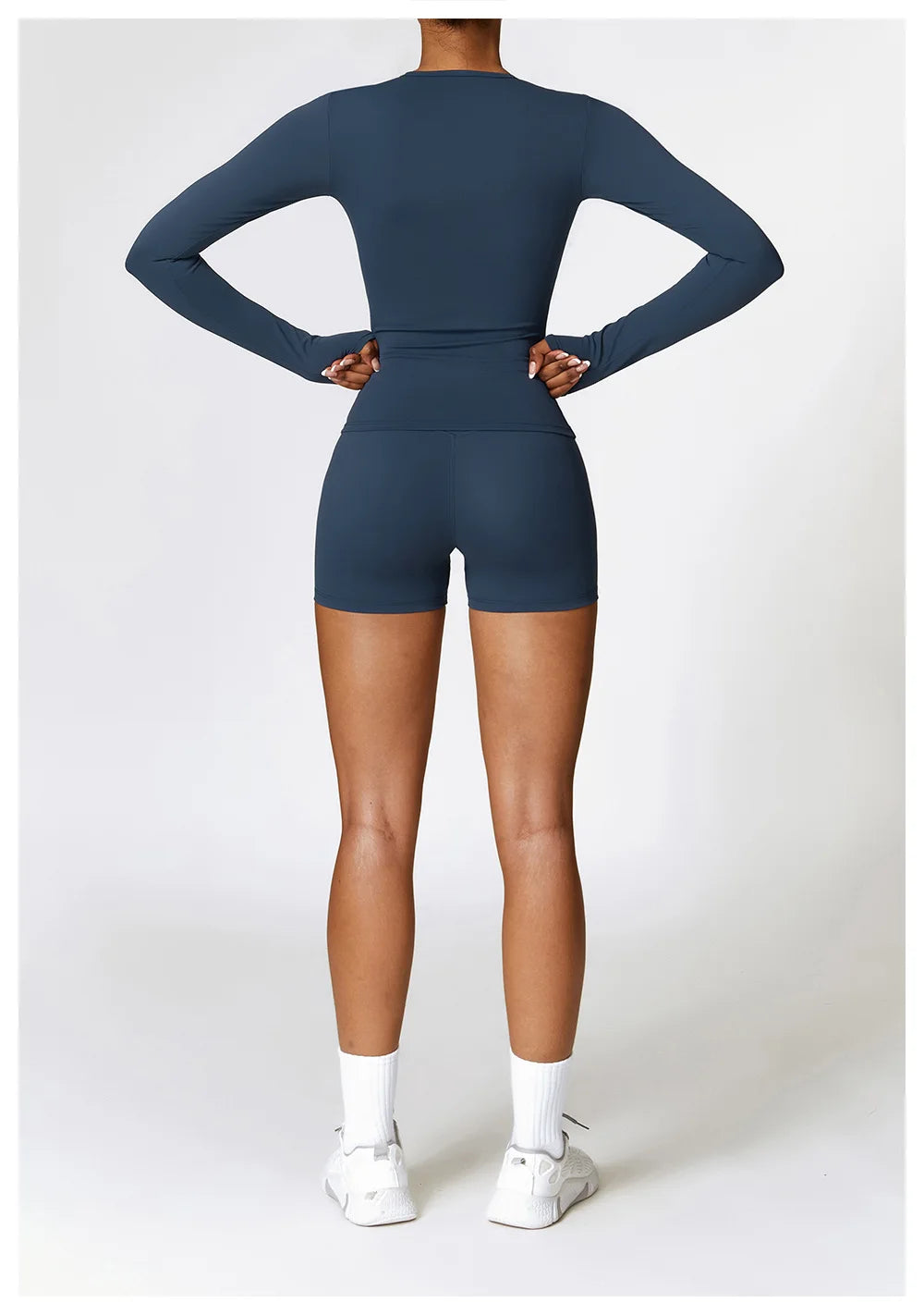 Women’s Long Sleeve Yoga & Fitness Top – Winter Sports Shirt