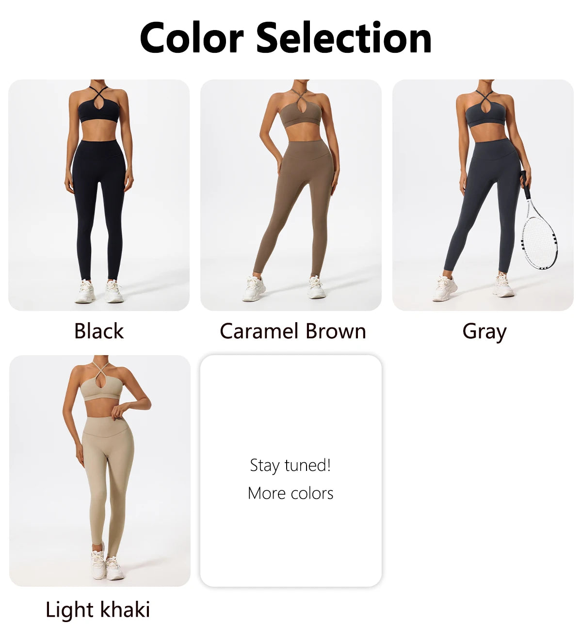 Two-Piece Women’s Sports Set – Cross-Front Yoga & Gym Outfit