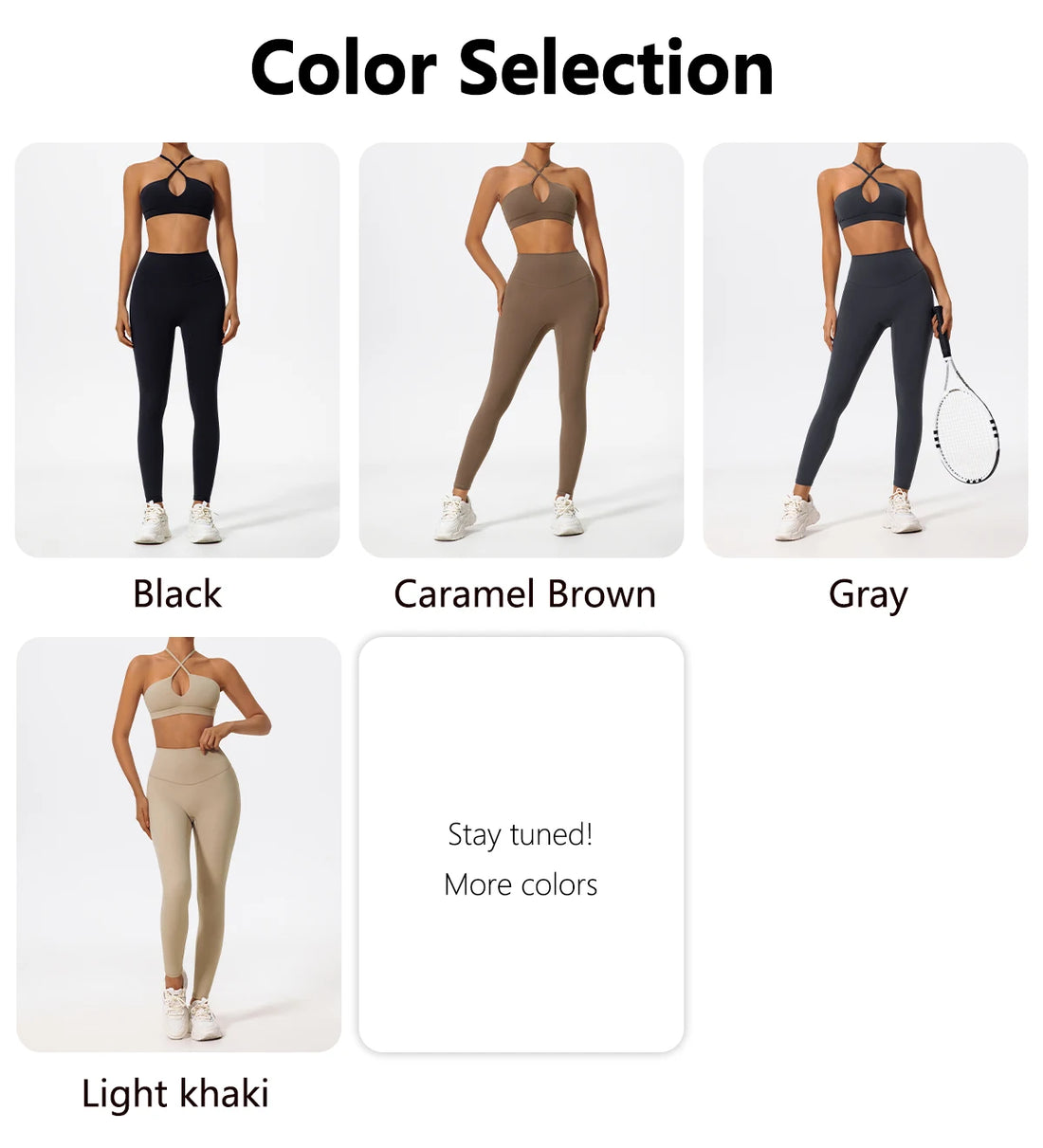 Two-Piece Women’s Sports Set – Cross-Front Yoga & Gym Outfit