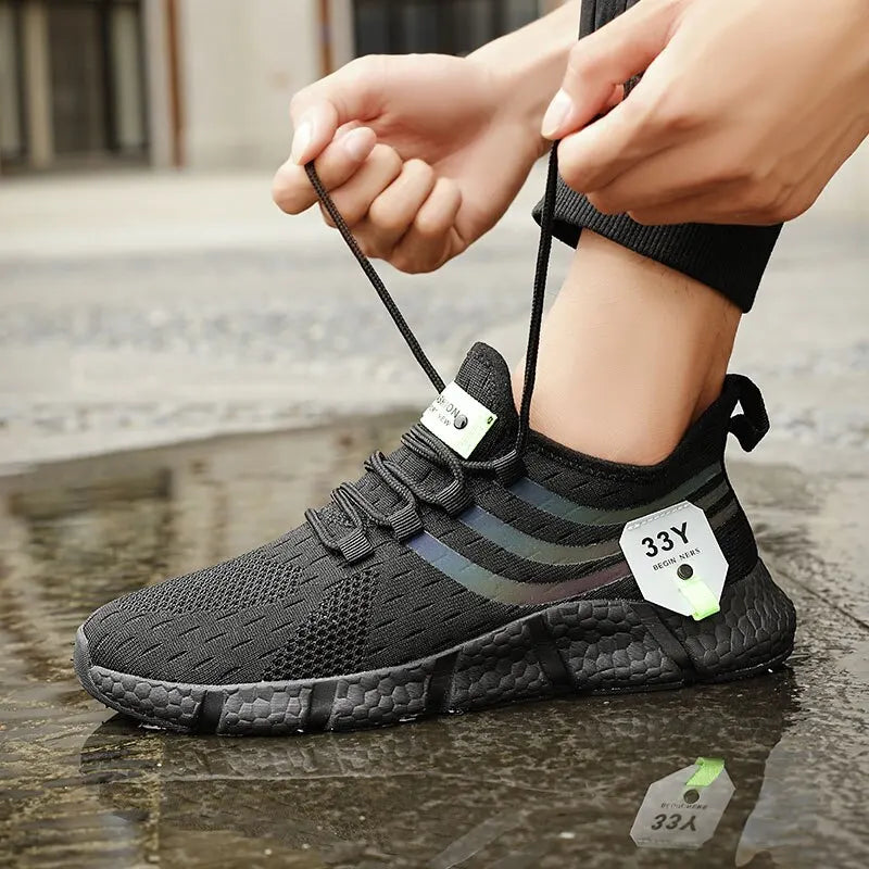 Men’s Casual Sport Shoes – Breathable Lightweight Mesh Sneakers for Running & Walking