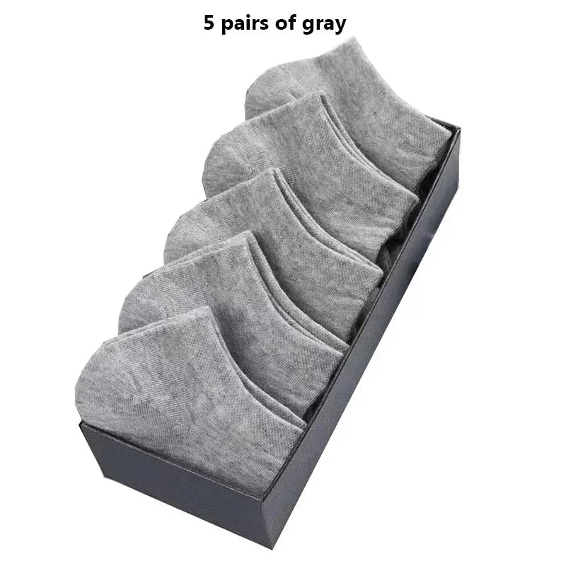 Women’s Breathable Cotton Ankle Socks – Solid Color Boat Sports Socks