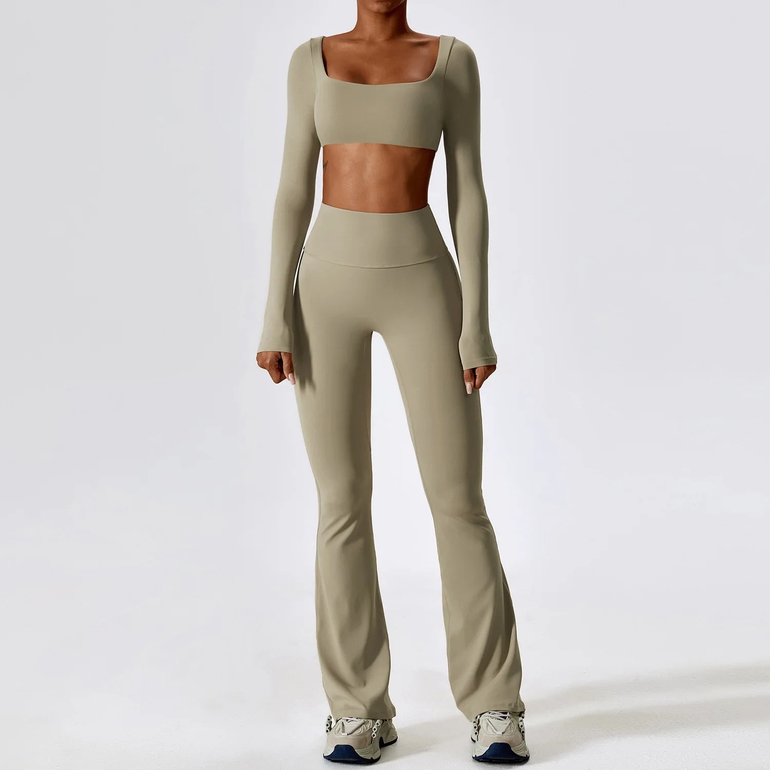 2PCS Seamless Women’s Yoga Set – Sports Bra & Leggings
