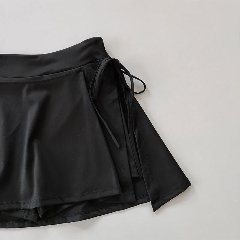 Women’s Sports Yoga Skirt Pants – Quick-Dry Tennis & Pickelball Skirt with Pocket