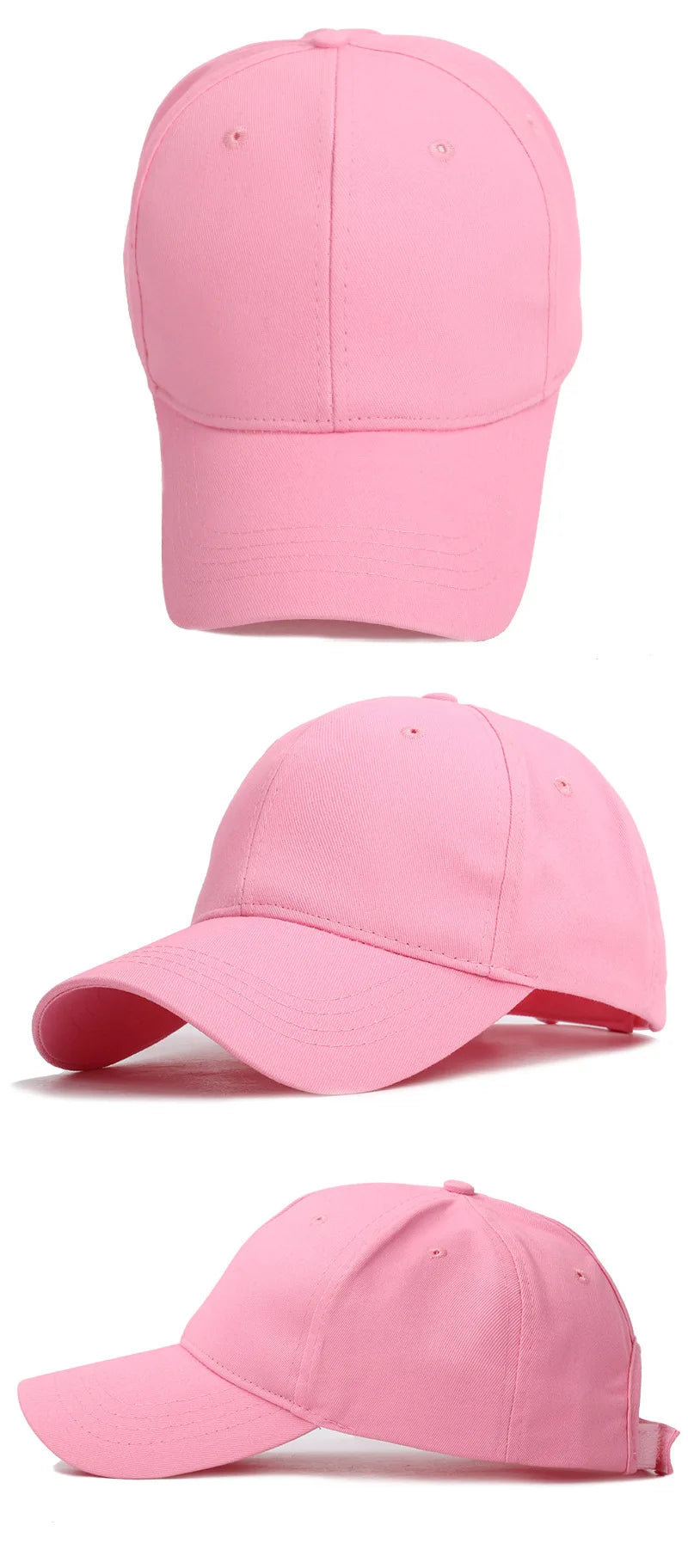 Women’s High Ponytail Baseball Cap – Messy Bun Adjustable Sports Hat