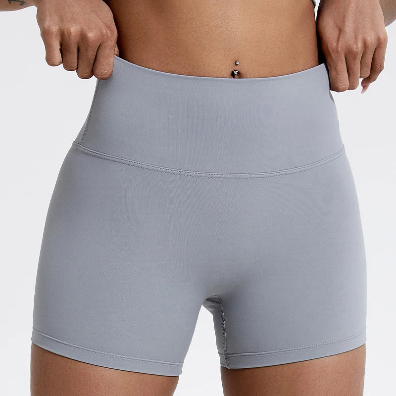 High-Waist Gym Shorts – Butt-Lifting Running & Yoga Shorts