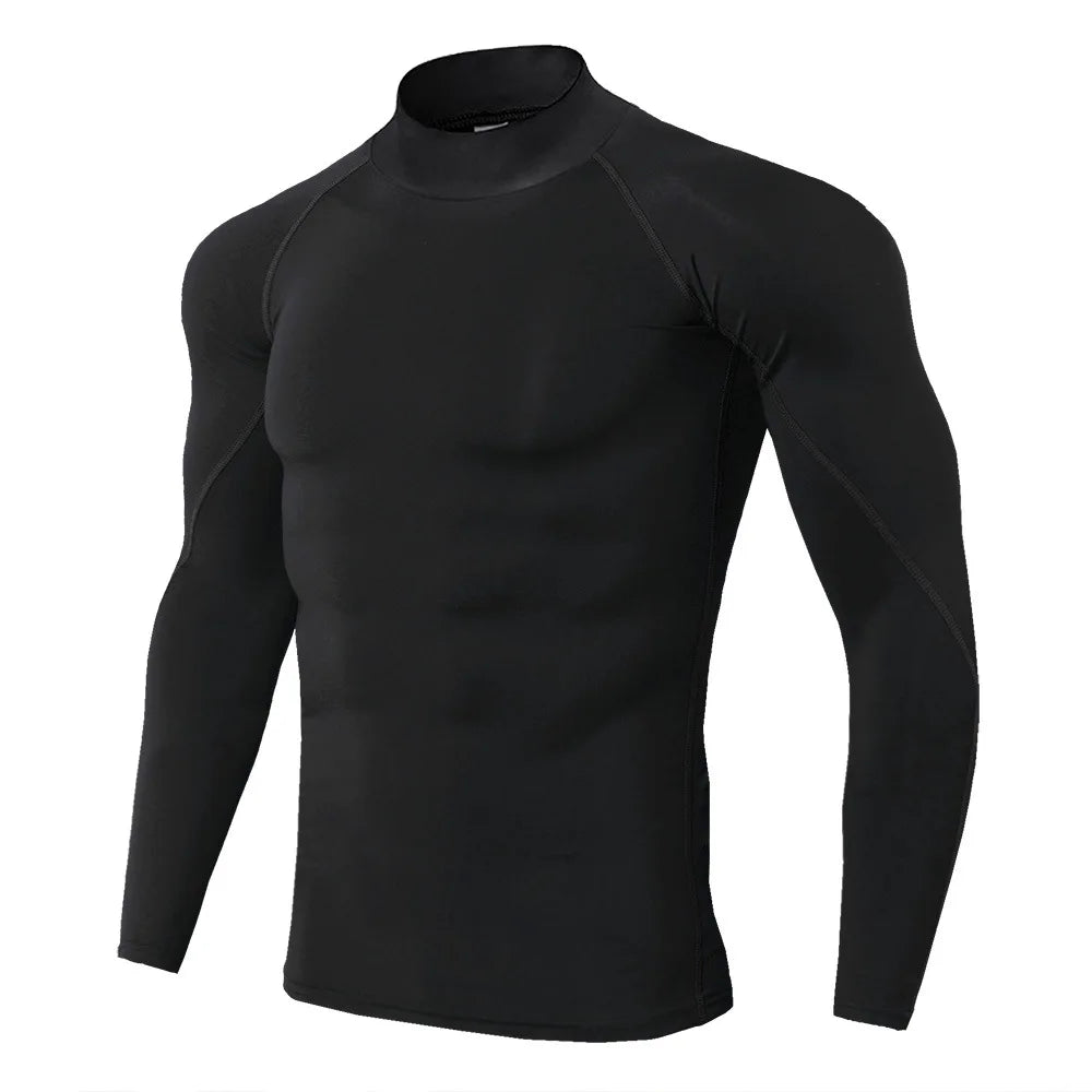 Men’s Long Sleeve Compression T-Shirt – Bodybuilding & Gym Rashguard