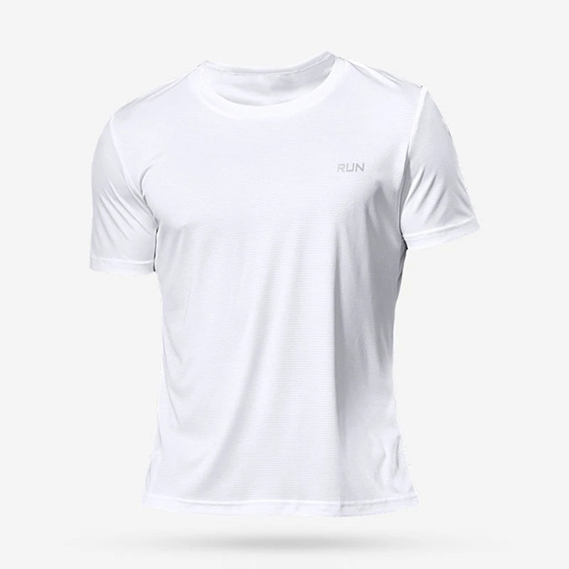 Men’s Summer Sport Gym T-Shirt – Quick Dry Running & Bodybuilding Fitness Top