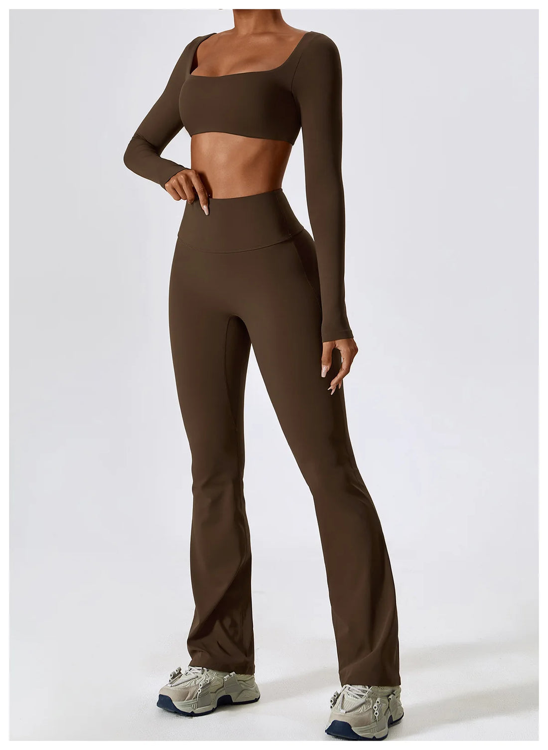 2PCS Seamless Women’s Yoga Set – Sports Bra & Leggings