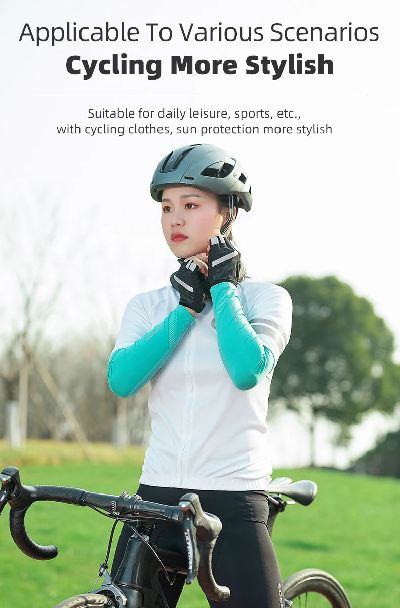 UV Protection Arm Sleeves – Breathable Quick-Dry Cooling Sports Sleeves