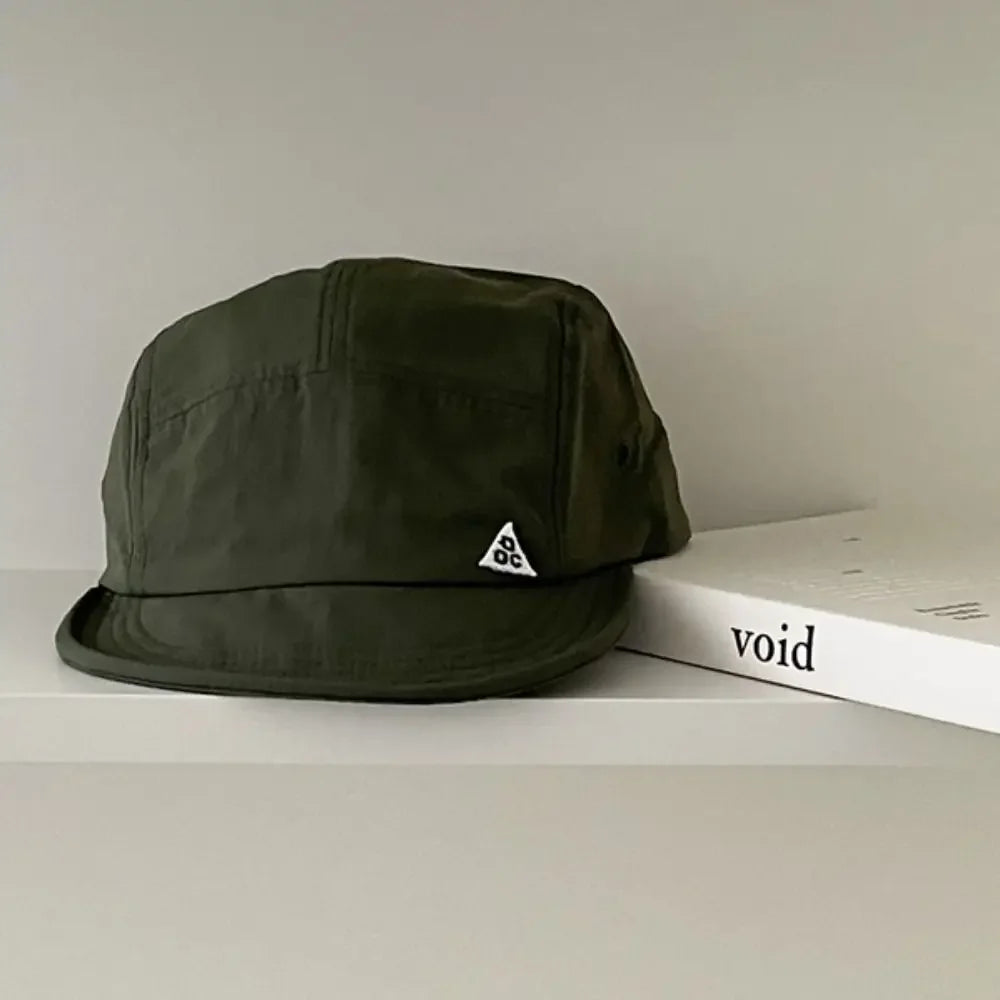 Retro Quick-Dry Short Brim Baseball Cap – Unisex Outdoor Sun Protection Hat