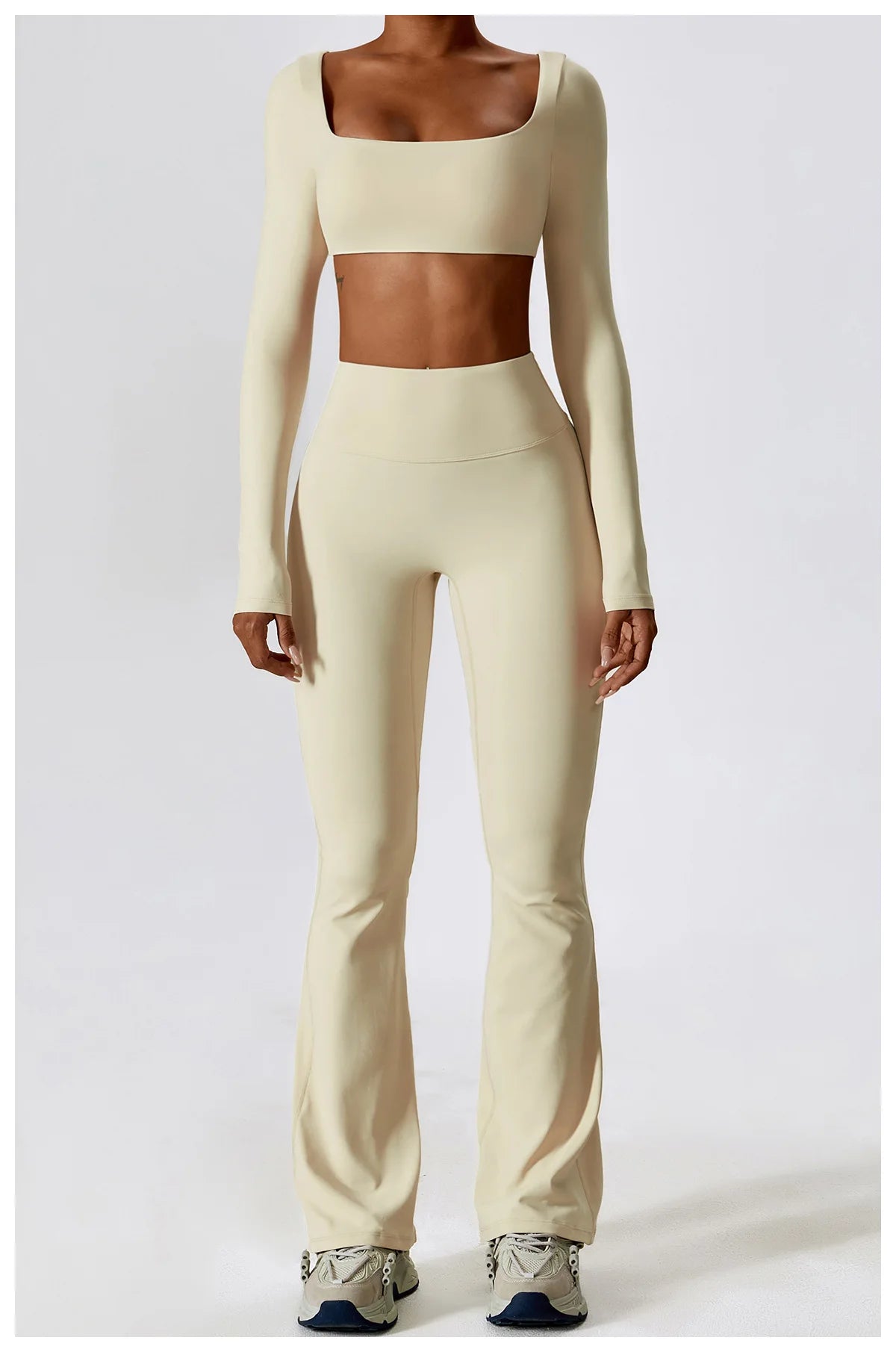 2PCS Seamless Women’s Yoga Set – Sports Bra & Leggings
