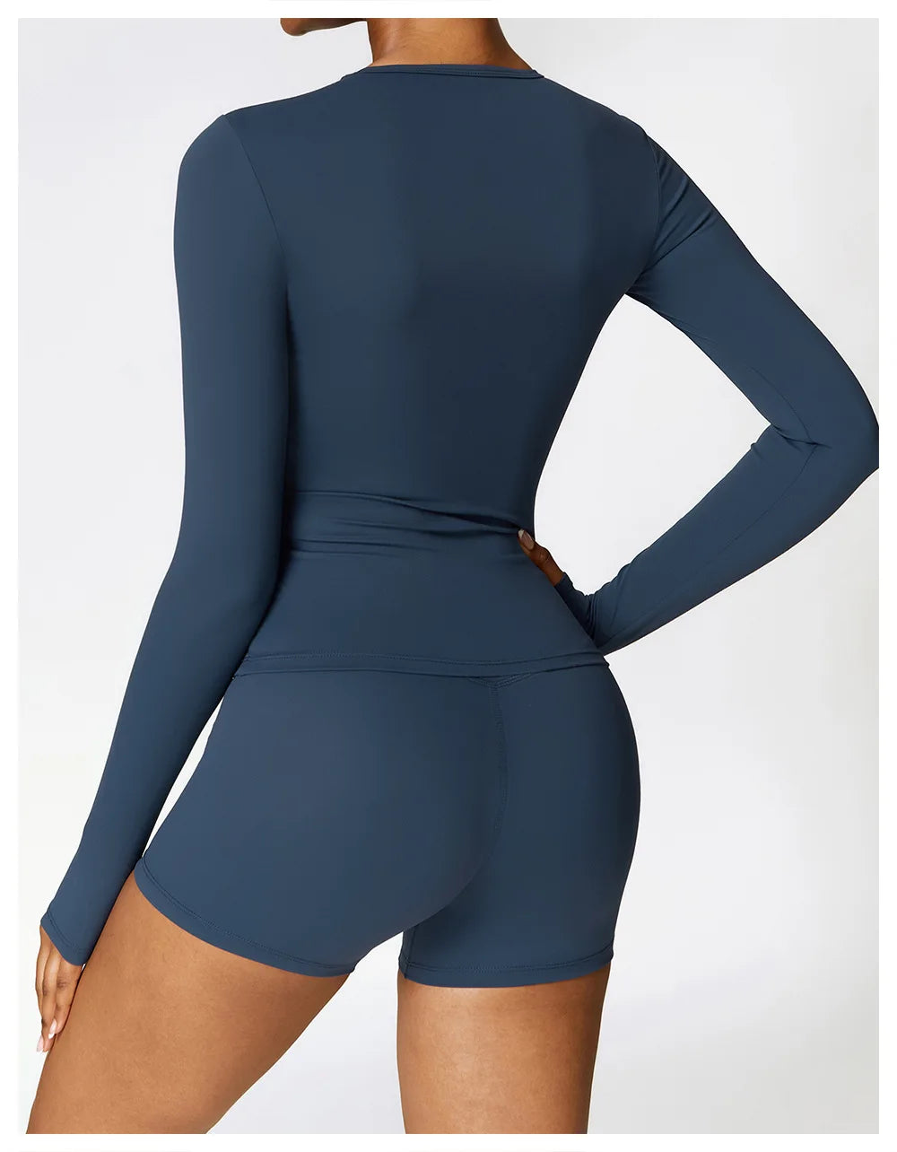 Women’s Long Sleeve Yoga & Fitness Top – Winter Sports Shirt
