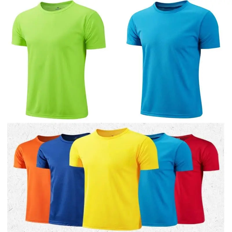 Unisex Quick-Dry Sports T-Shirt – Breathable Gym & Running Fitness Tee