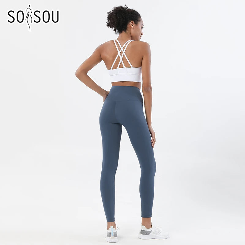 Women’s 2-Piece Yoga & Fitness Set – Sports Bra & Leggings
