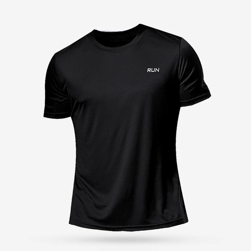 Men’s Summer Sport Gym T-Shirt – Quick Dry Running & Bodybuilding Fitness Top