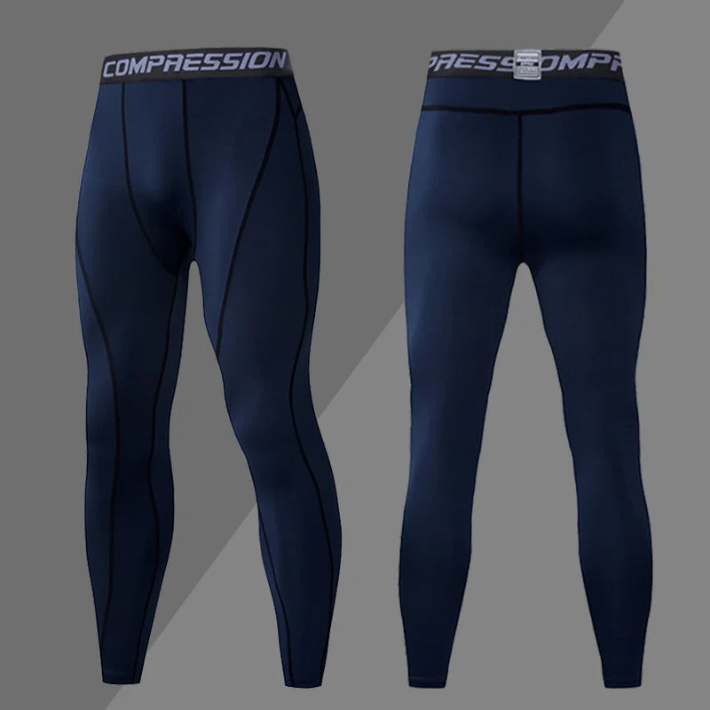 Men’s Compression Sport Pants – Tight Fitness Running & Gym Leggings
