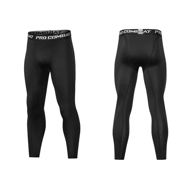 Men’s Compression Tights – Cool Dry Sports Baselayer Leggings