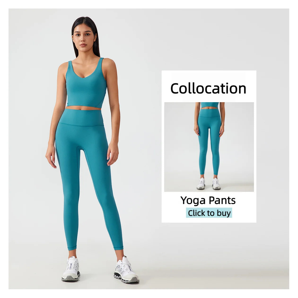 Women’s Sports Bra – Shockproof Yoga & Gym Crop Top