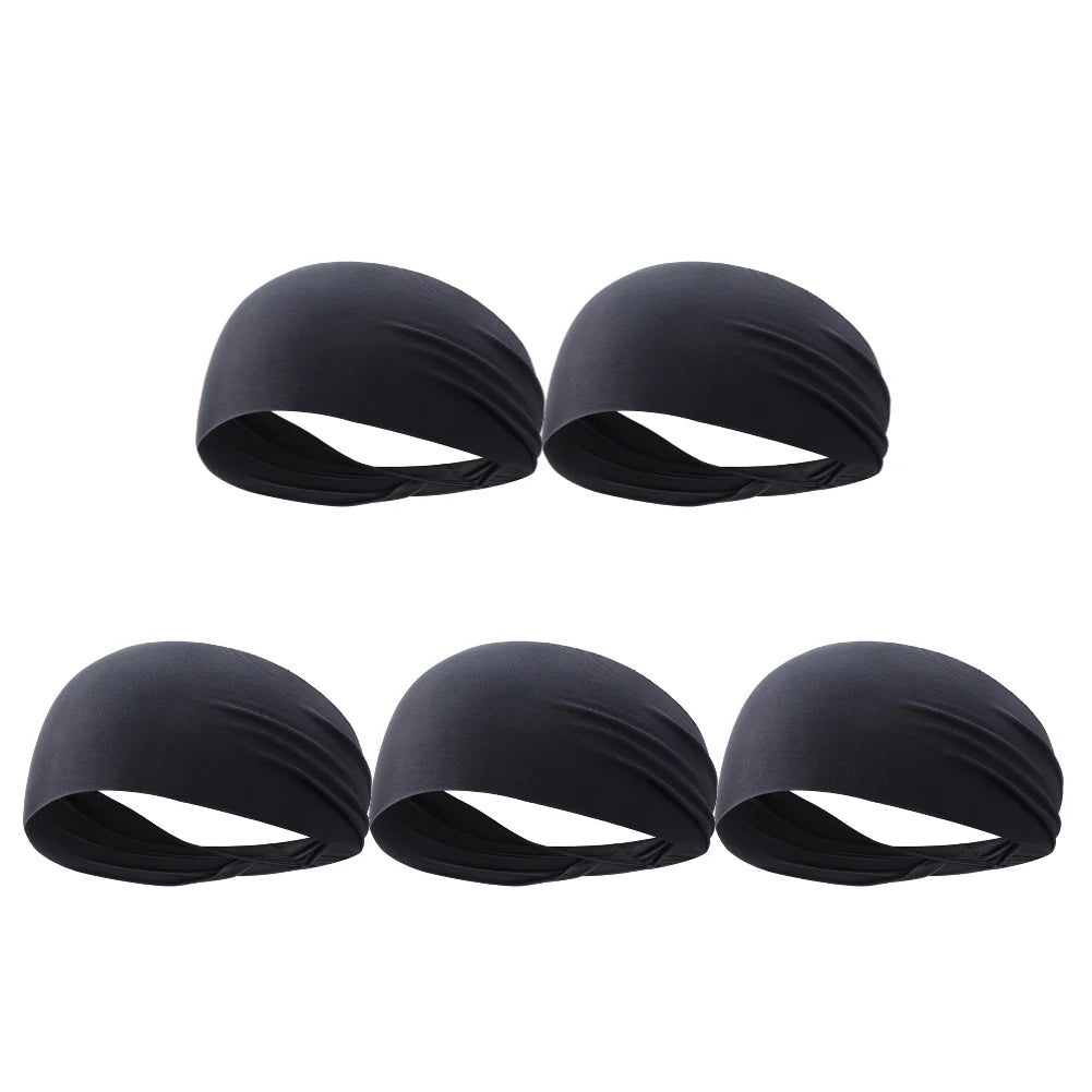 Quick-Dry Sports Headband – Elastic Sweat-Absorbing Fitness Hair Band (1PC)