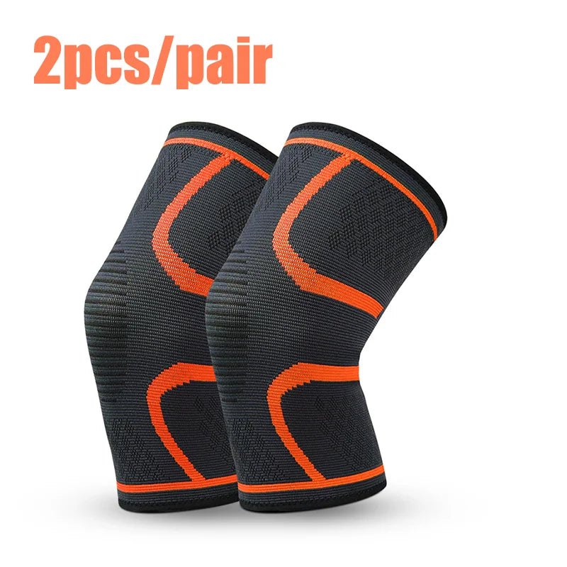 Elastic Compression Knee Support – Sports Knee Brace for Running & Training (1/2PCS)