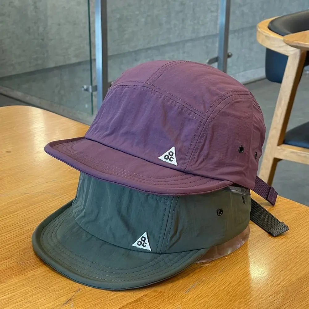 Retro Quick-Dry Short Brim Baseball Cap – Unisex Outdoor Sun Protection Hat