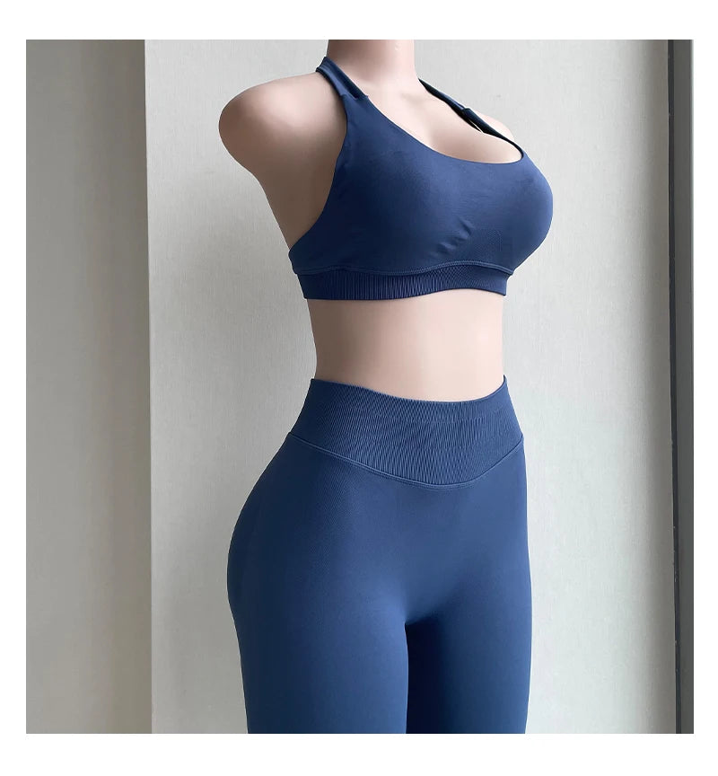 Women’s Seamless Yoga Leggings – Scrunch Bum Fitness Tights
