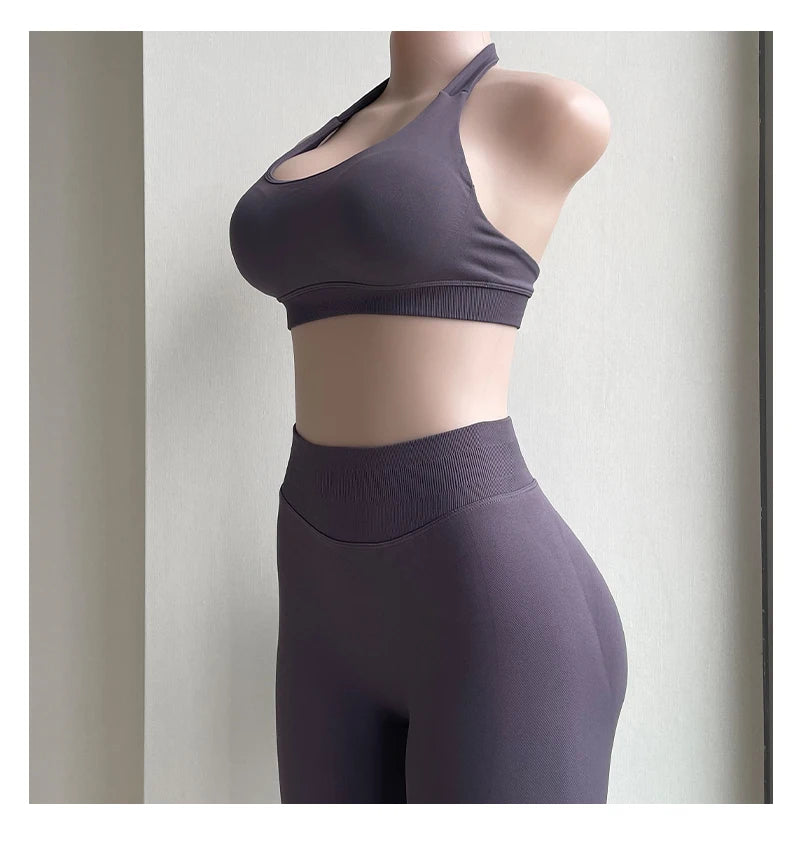 Women’s Seamless Yoga Leggings – Scrunch Bum Fitness Tights