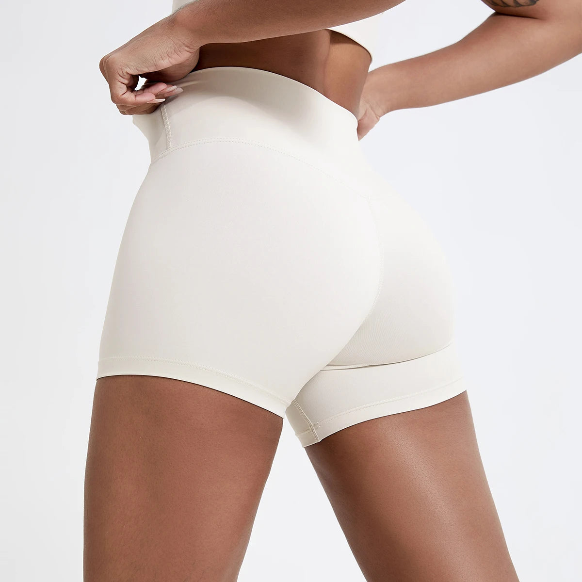 High-Waist Gym Shorts – Butt-Lifting Running & Yoga Shorts