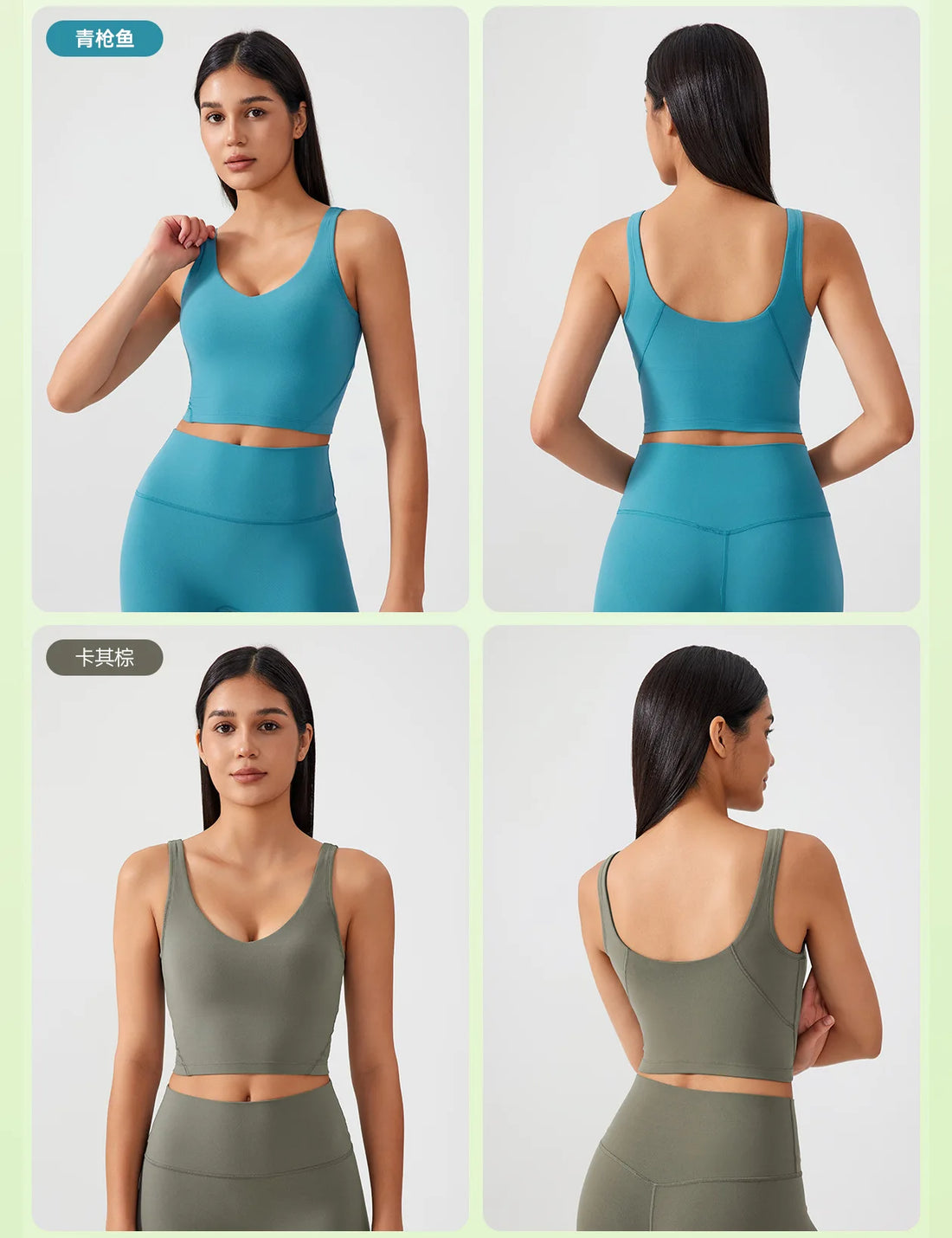 Women’s Sports Bra – Shockproof Yoga & Gym Crop Top