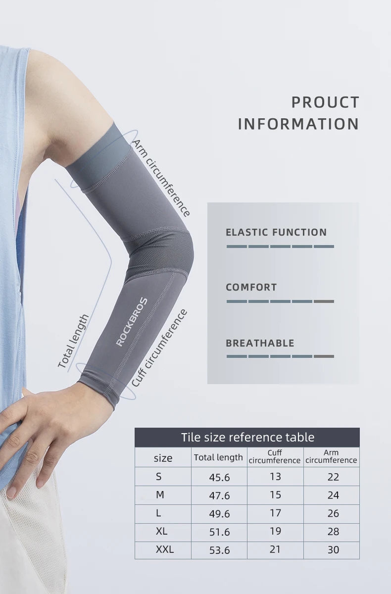 UV Protection Arm Sleeves – Breathable Quick-Dry Cooling Sports Sleeves