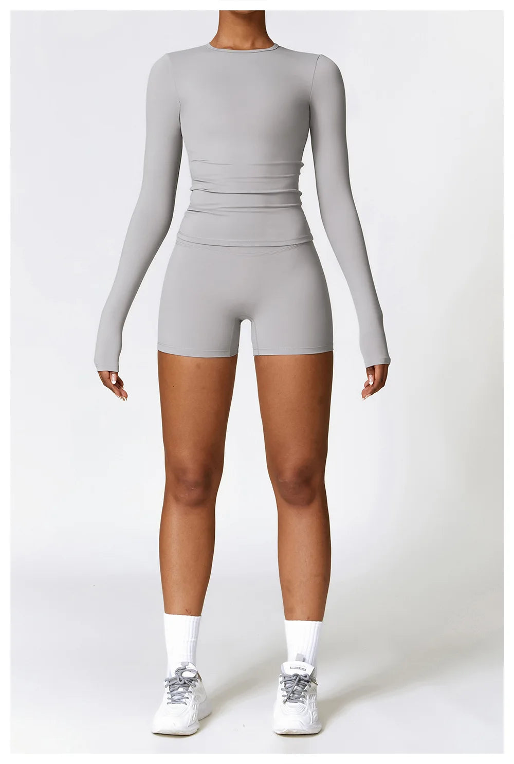 Women’s Long Sleeve Yoga & Fitness Top – Winter Sports Shirt