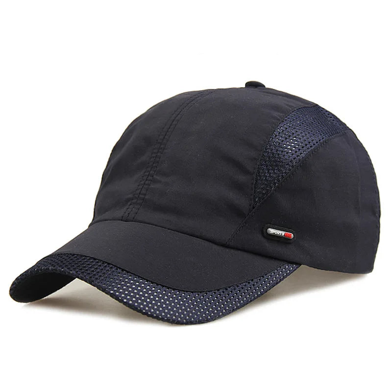 Unisex Summer Sports Baseball Cap – Quick-Dry Mesh Snapback Hat