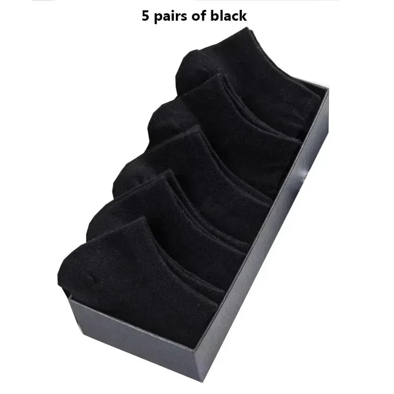 Women’s Breathable Cotton Ankle Socks – Solid Color Boat Sports Socks