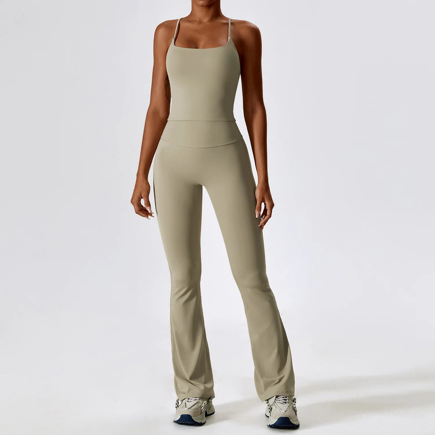 2PCS Seamless Women’s Yoga Set – Sports Bra & Leggings