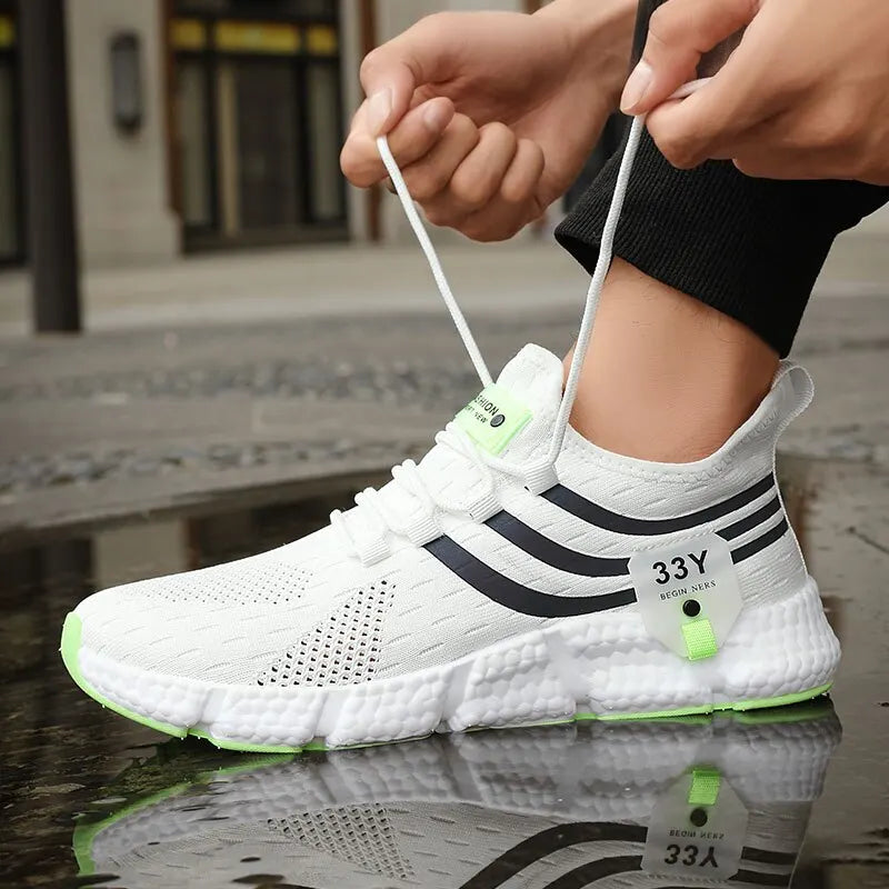 Men’s Casual Sport Shoes – Breathable Lightweight Mesh Sneakers for Running & Walking