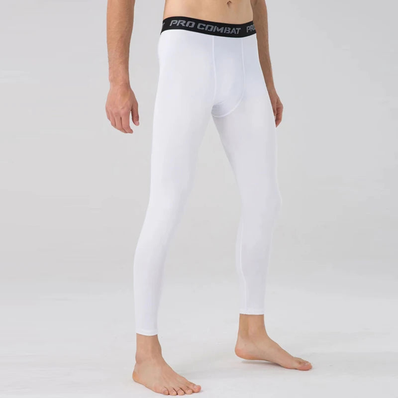 Men’s Compression Tights – Cool Dry Sports Baselayer Leggings