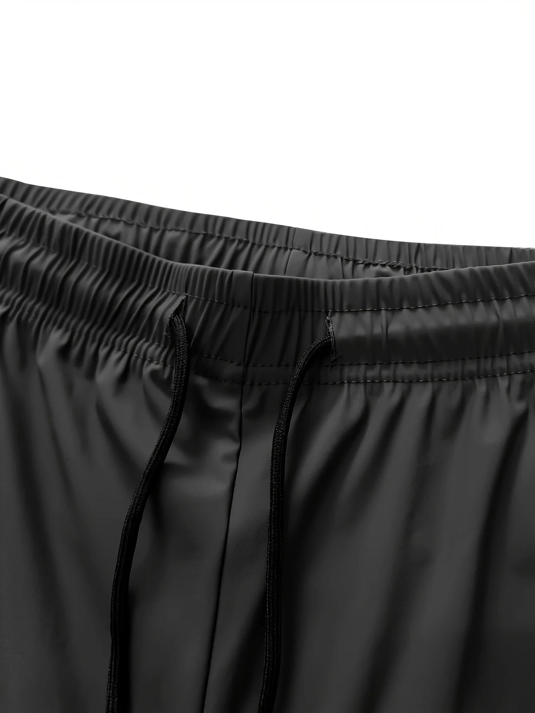 Men’s Ice Silk Stretch Sweatpants – Breathable Jogging Pants with Zipper Pockets