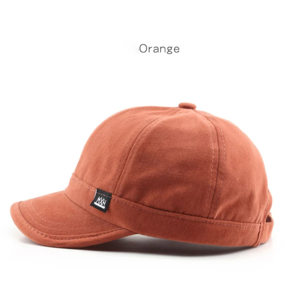 Retro Quick-Dry Short Brim Baseball Cap – Unisex Outdoor Sun Protection Hat