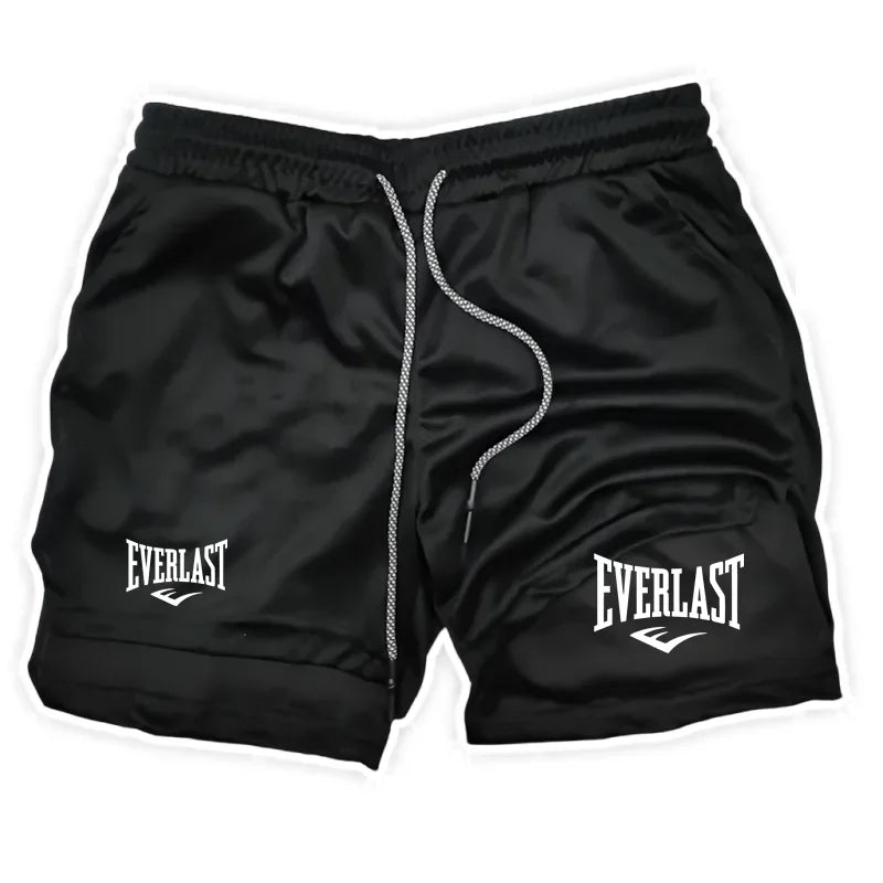 Men’s 2-in-1 Running Shorts – Double-Layer Gym & Fitness Training Shorts