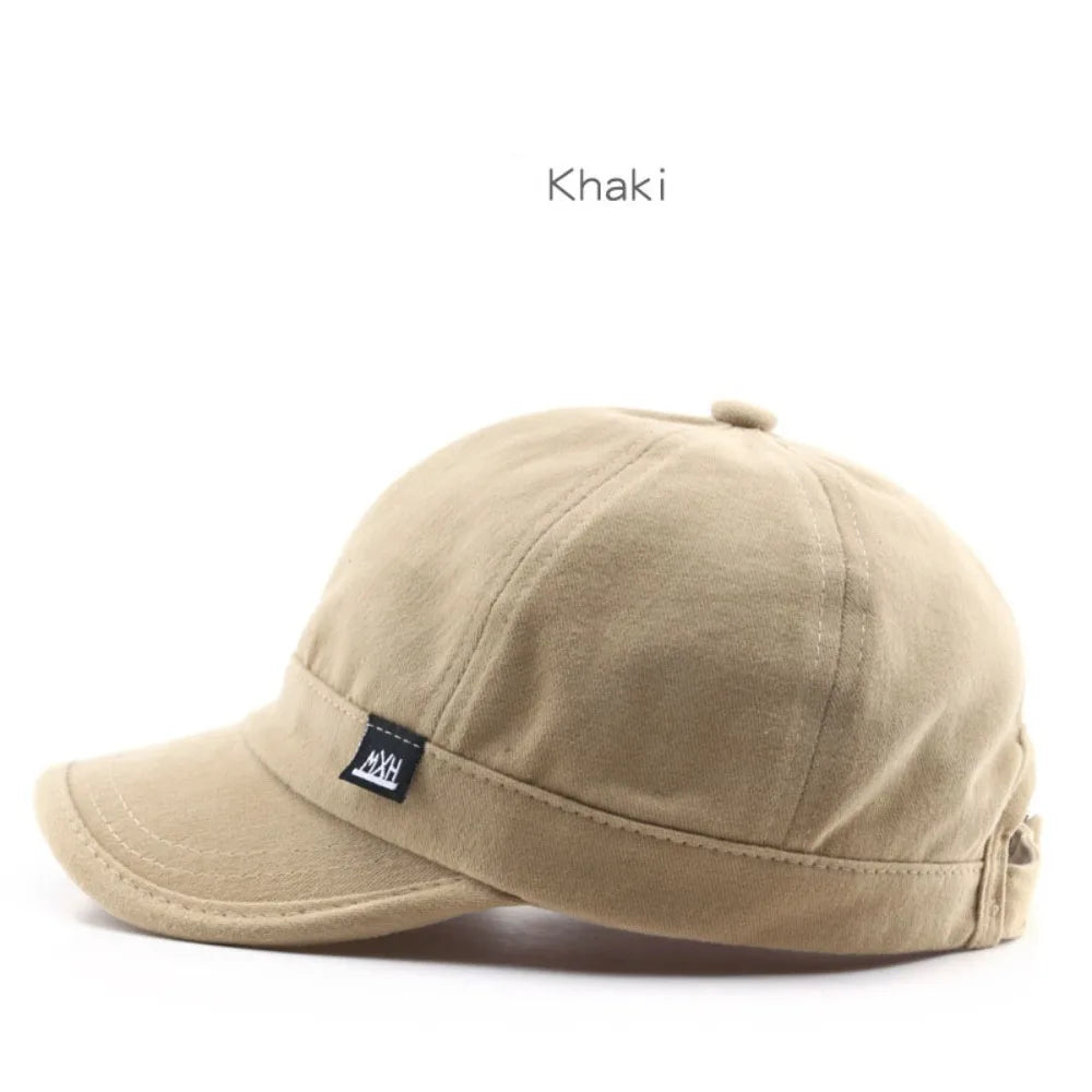 Retro Quick-Dry Short Brim Baseball Cap – Unisex Outdoor Sun Protection Hat
