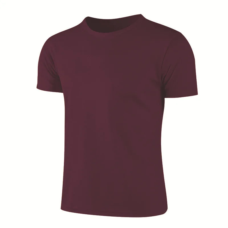 Unisex Quick-Dry Sports T-Shirt – Breathable Gym & Running Fitness Tee