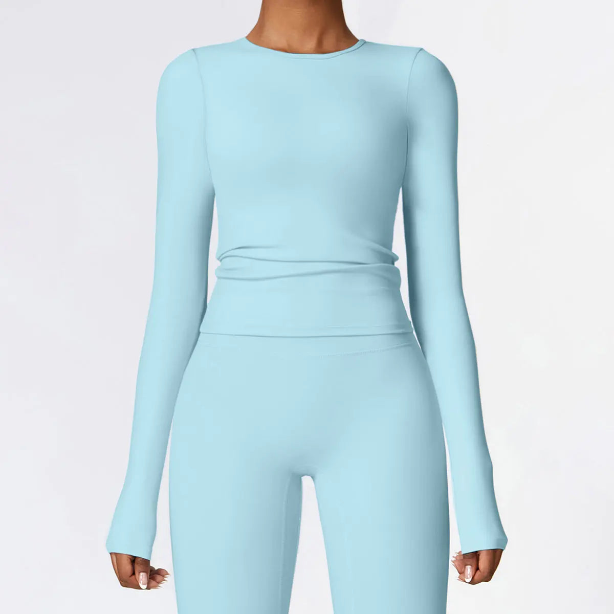 Women’s Long Sleeve Yoga & Fitness Top – Winter Sports Shirt