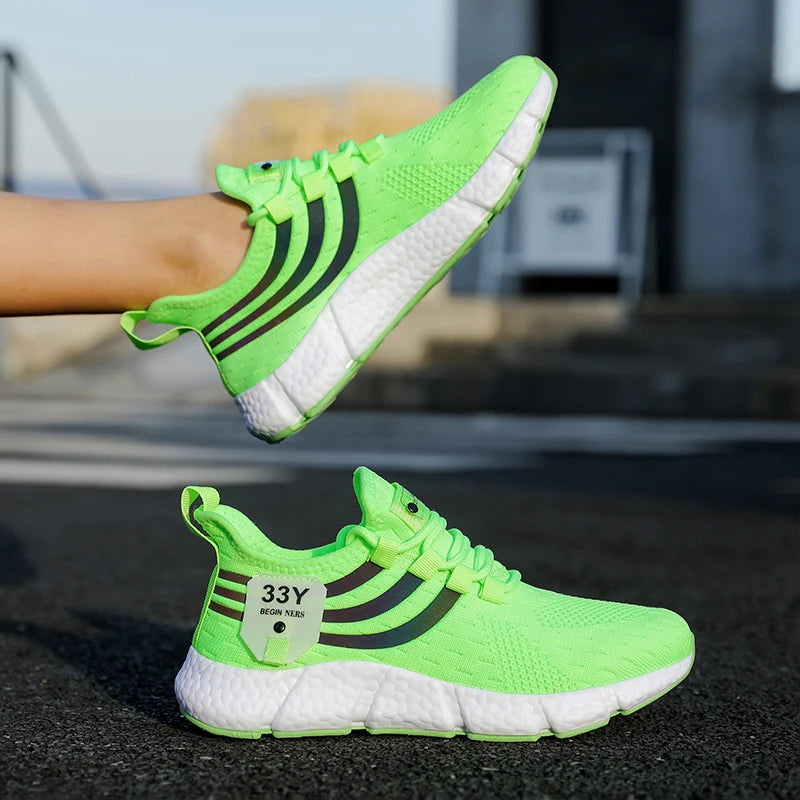 Men’s Casual Sport Shoes – Breathable Lightweight Mesh Sneakers for Running & Walking