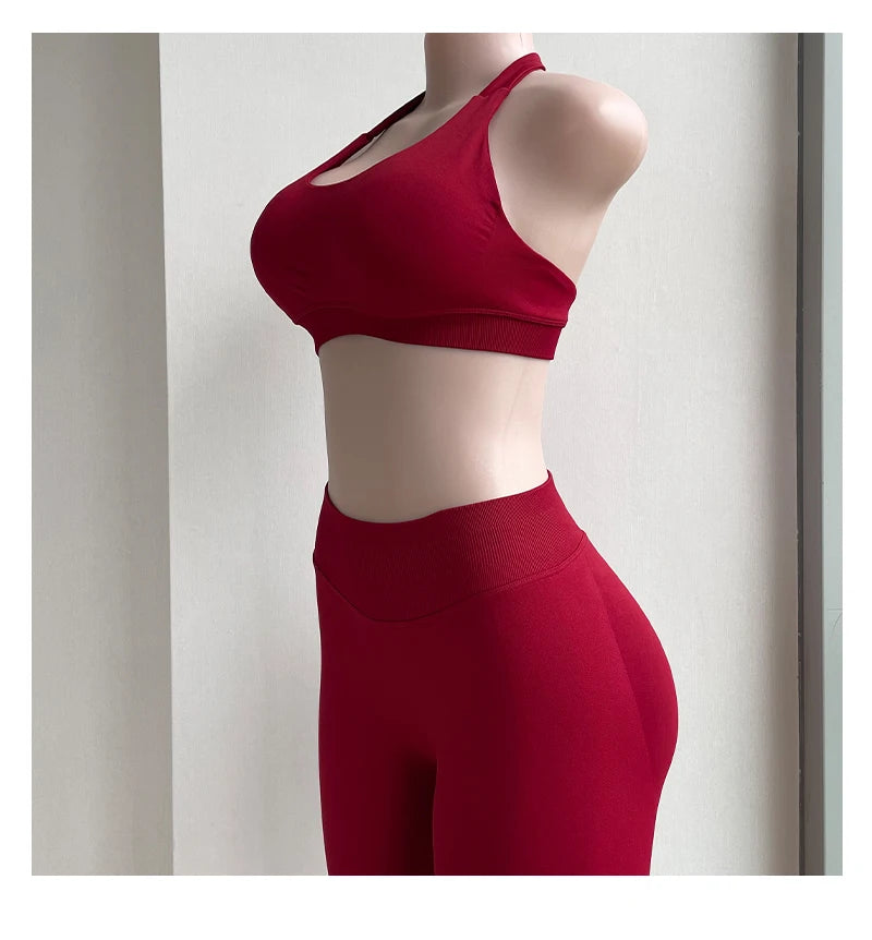 Women’s Seamless Yoga Leggings – Scrunch Bum Fitness Tights