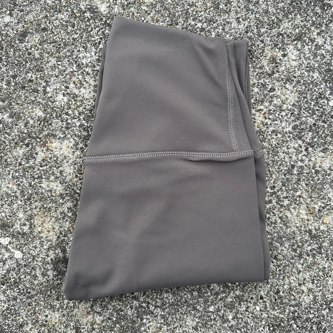 Women’s High-Waist Yoga Leggings – Solid Color Pocket Sports Cropped Pants