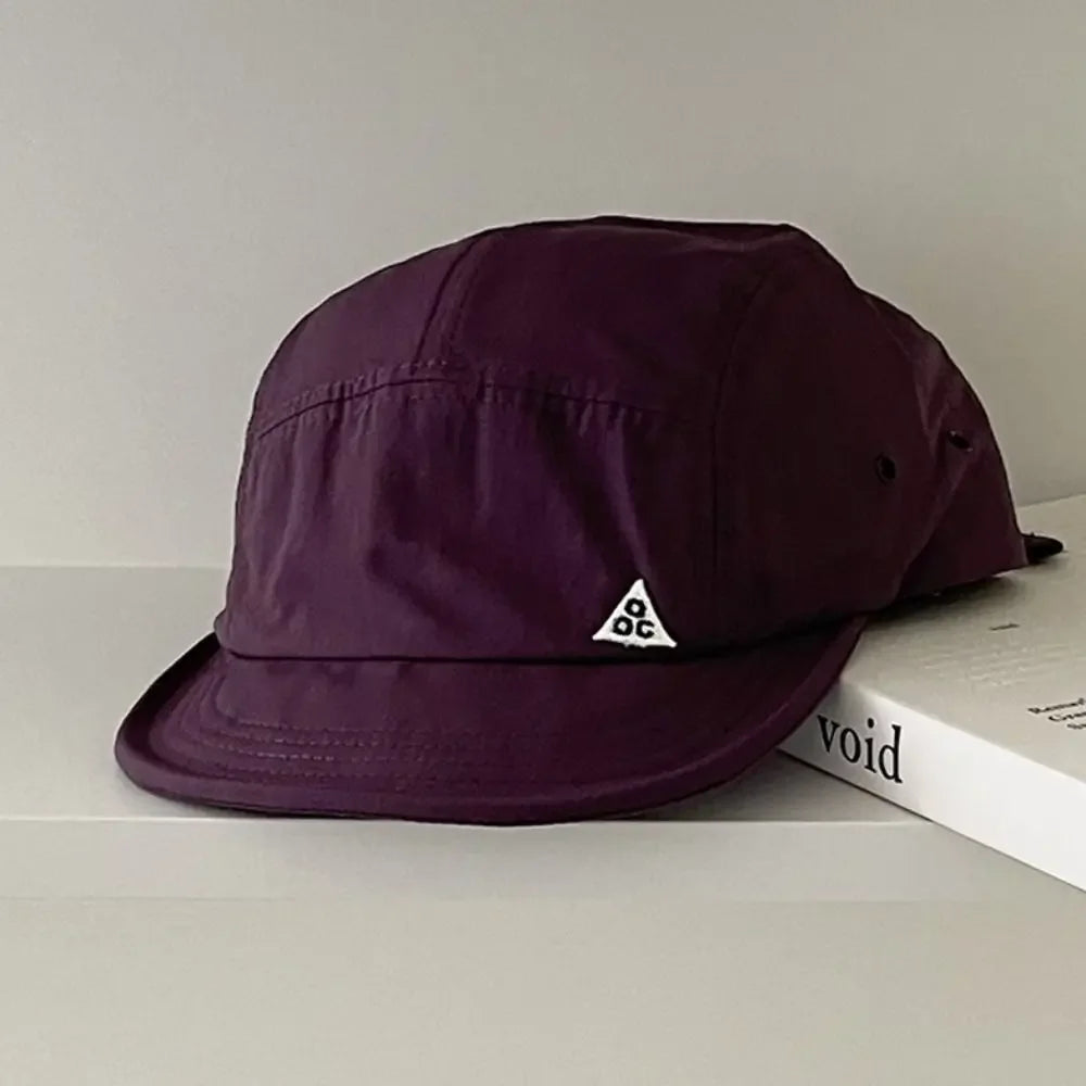 Retro Quick-Dry Short Brim Baseball Cap – Unisex Outdoor Sun Protection Hat